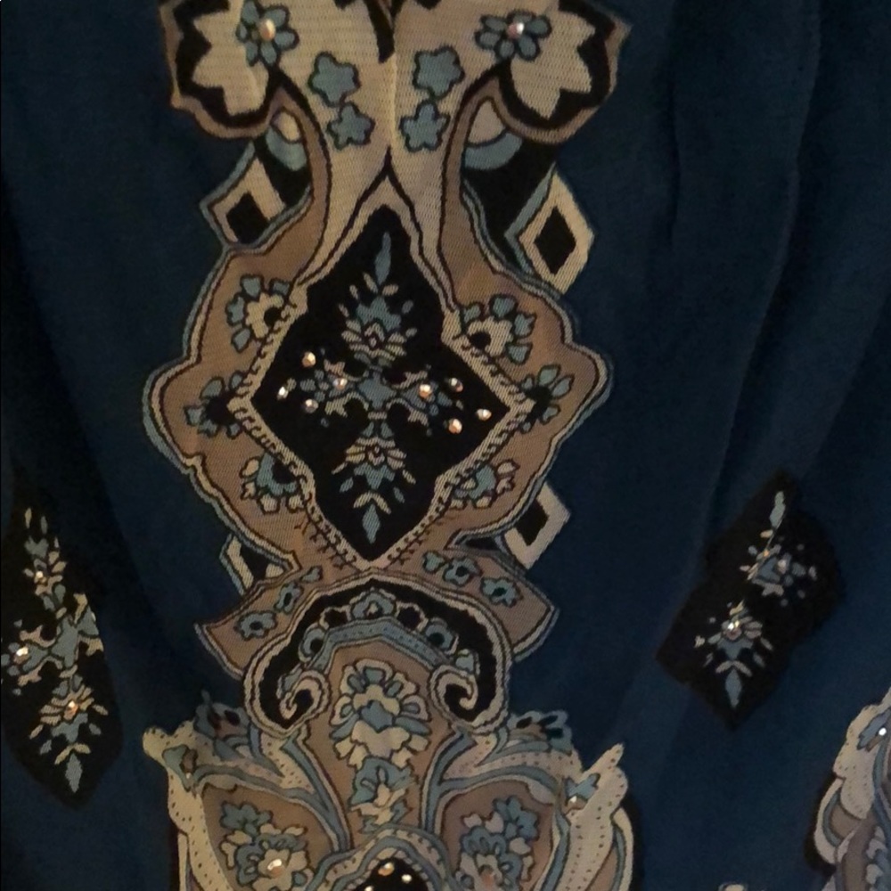 Turquoise blue top - Picture 2 of 3